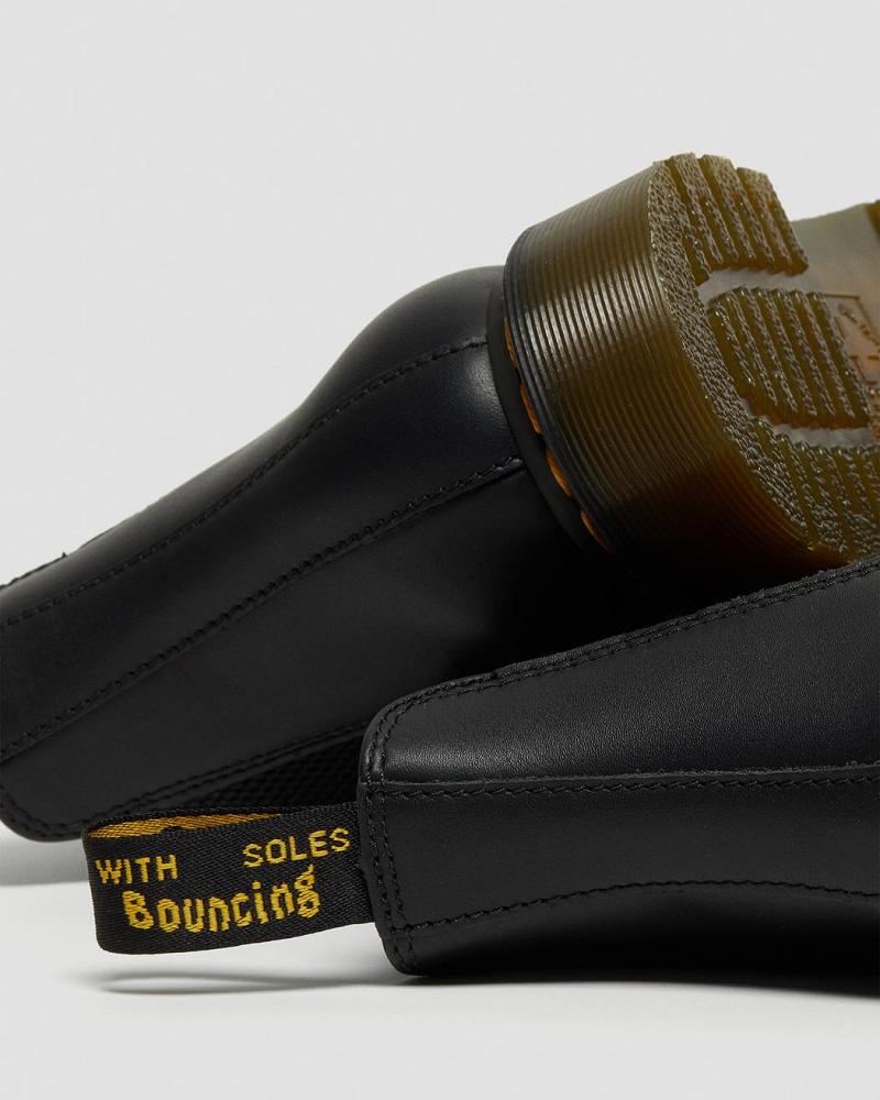 Dr Martens 2976 Nappa Læder Chelsea Støvler Herre Sort | DK 484VRW